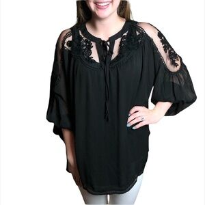 Hayden, Lace accented top,NWT